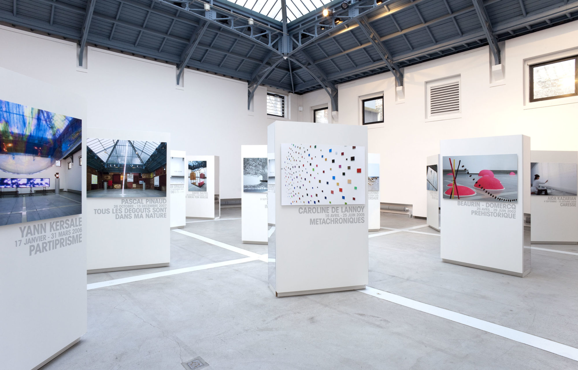 2000-2010 : 10 ans d'expositions à La Verrière, Fondation d'entreprise Hermès à Bruxelles, organisées par Alice Morgaine